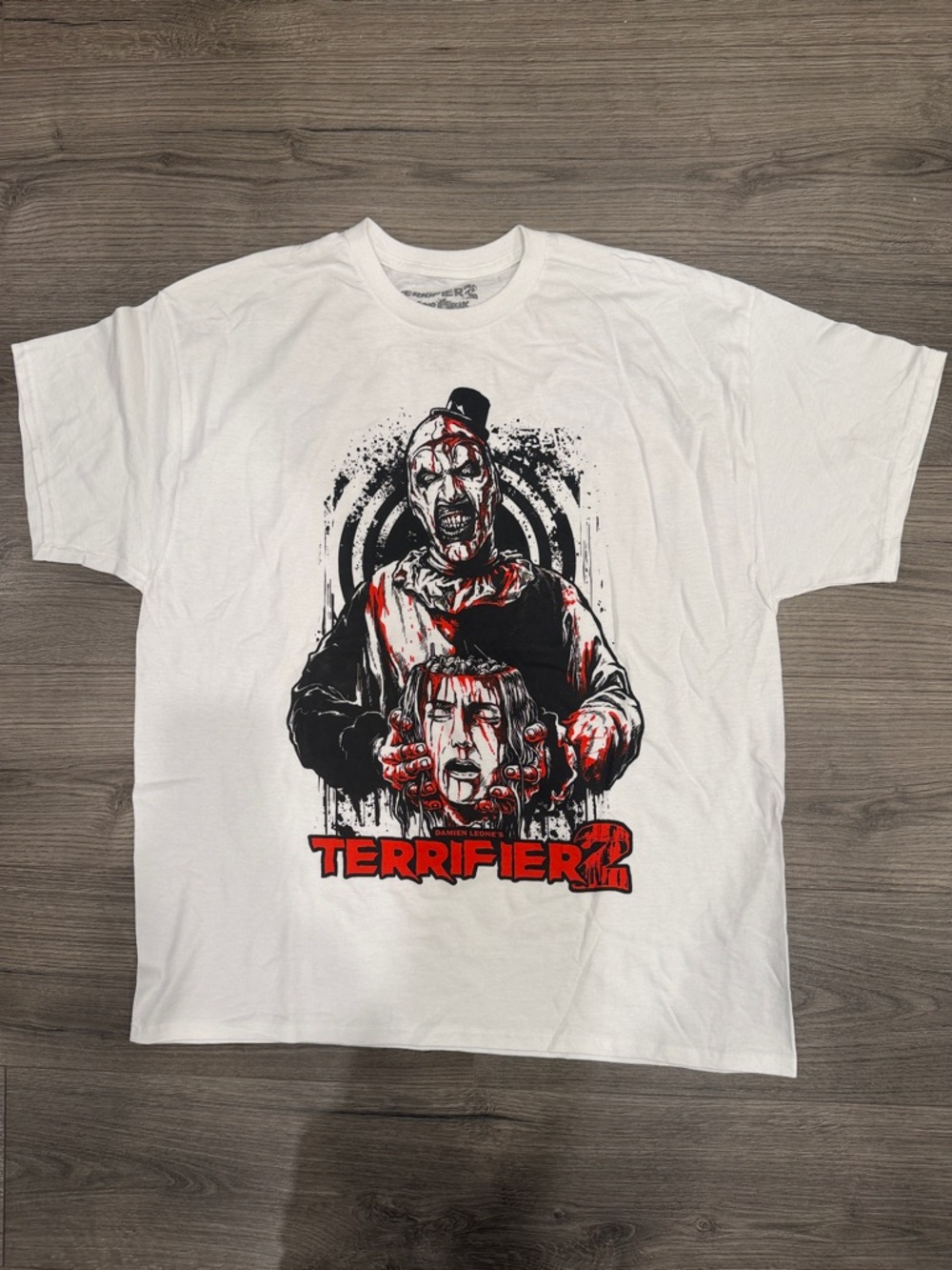 Terror Threads Damien Leone’s Terrifier 2 Tee Men’s Size Extra Large